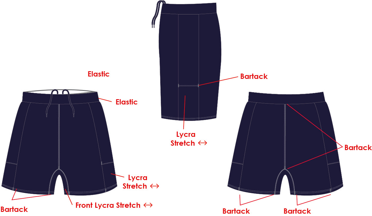 Rugby Polytwill Shorts